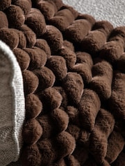 Gallery Home Brown Ridge Faux Fur Throw - Image 2 of 6