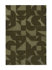 Gallery Home Green Sedona Block Rug - Image 3 of 4