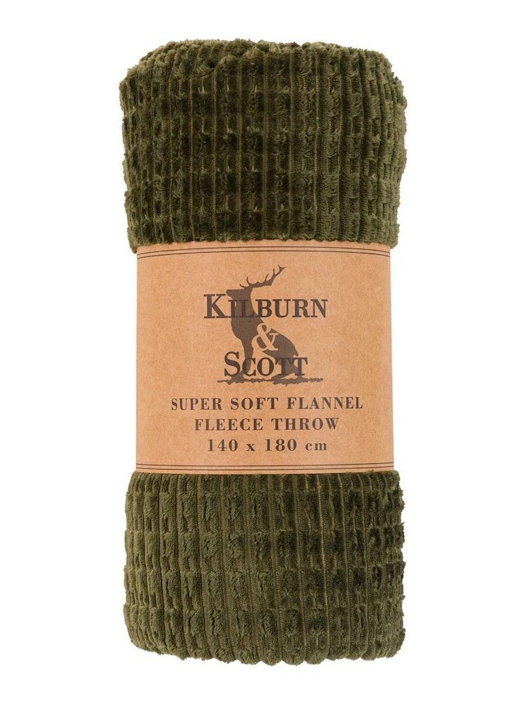 Gallery Home Olive Winslow Flannel Throw - Image 7 of 7