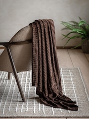 Gallery Home Brown Winslow Flannel Throw - Image 1 of 7