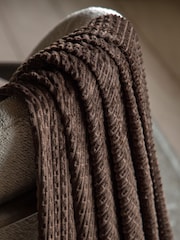 Gallery Home Brown Winslow Flannel Throw - Image 2 of 7