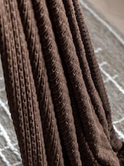 Gallery Home Brown Winslow Flannel Throw - Image 3 of 7