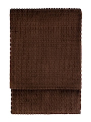 Gallery Home Brown Winslow Flannel Throw - Image 4 of 7