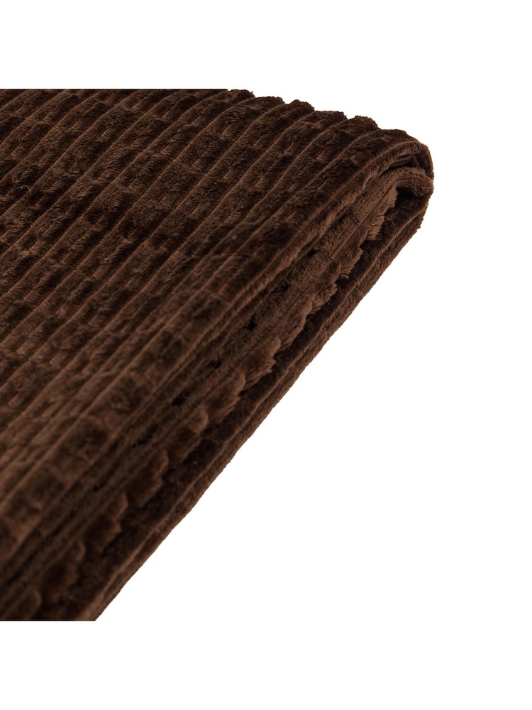 Gallery Home Brown Winslow Flannel Throw - Image 4 of 4