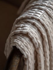 Gallery Home Taupe Winslow Flannel Throw - Image 3 of 7