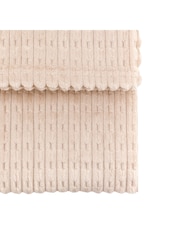 Gallery Home Taupe Winslow Flannel Throw - Image 5 of 7