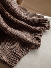 Gallery Home Brown Deco Luxe Chunky Throw - Image 2 of 6