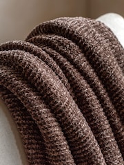 Gallery Home Brown Deco Luxe Chunky Throw - Image 3 of 6
