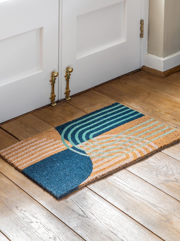 Gallery Home Blue Nevada Arch Coir Doormat - Image 2 of 6