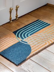 Gallery Home Blue Nevada Arch Coir Doormat - Image 4 of 6