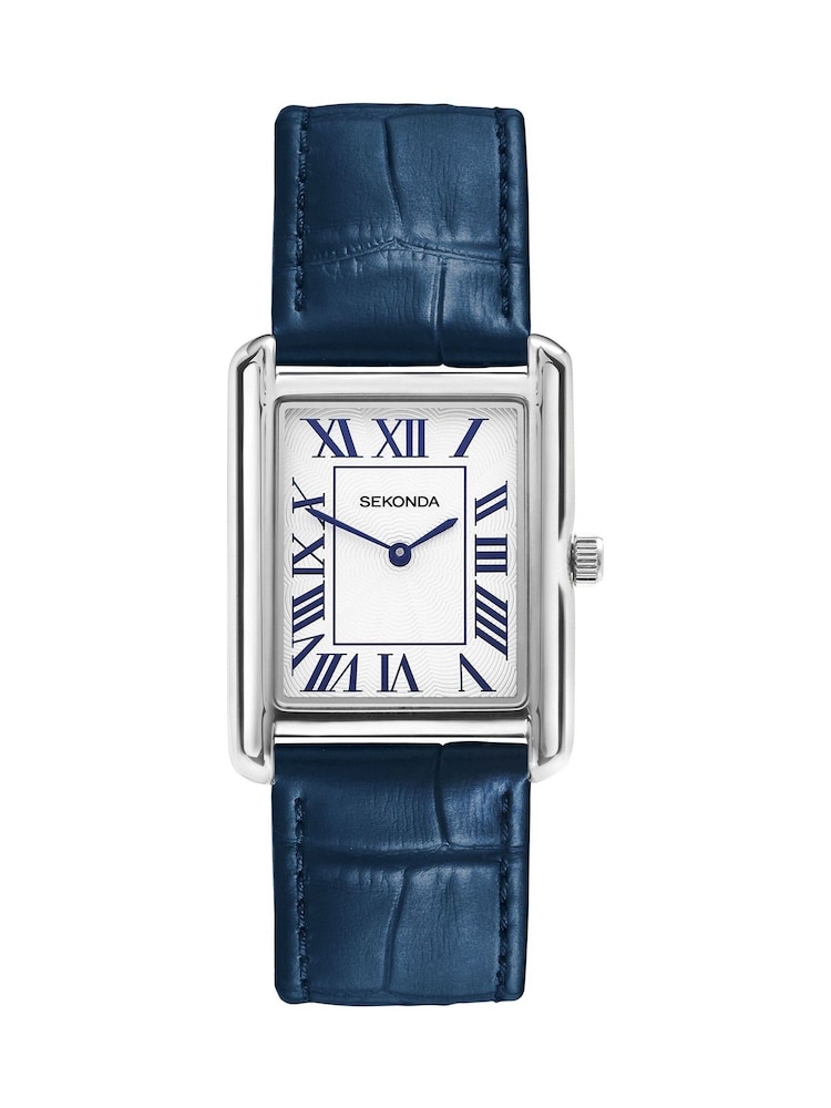 Sekonda Clement 28mm Mens Rectangular Analogue Watch with Strap - Image 2 of 6 Sekonda Clement 28mm Mens Rectangular Analogue Watch with Strap - Image 2 of 6