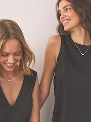 Gold Tone Three Star Necklace for Missing People - Image 6 of 11