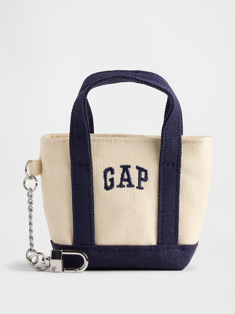 Gap Cream Logo Tote Keychain Charm - Image 1 of 2