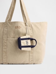 Gap Cream Logo Tote Keychain Charm - Image 2 of 2