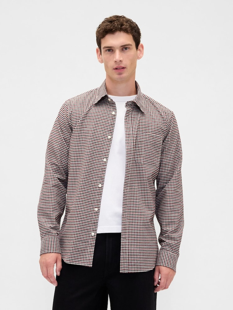 Gap Burgundy Red Oxford Button Down Shirt - Image 1 of 4