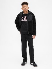 Negro - Gap Graphic Logo Sweatshirt (4-13yrs) - Imagen 3 de 5