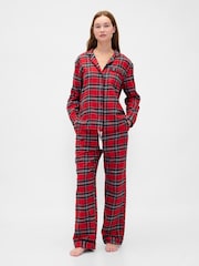 Gap Red Check Adult Flannel Pyjama Set - Image 1 of 4