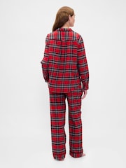 Gap Red Check Adult Flannel Pyjama Set - Image 2 of 4