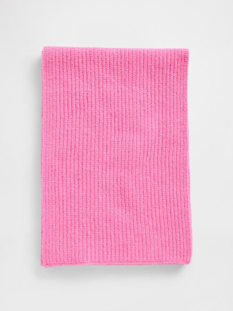 Gap Pink CashSoft Ribbed Scarf - Image 1 of 1 Gap Pink CashSoft Ribbed Scarf - Image 1 of 1