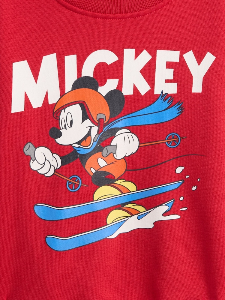 Gap Red Disney VintageSoft Sweatshirt (6mths-5yrs) - Image 3 of 3 Gap Red Disney VintageSoft Sweatshirt (6mths-5yrs) - Image 3 of 3