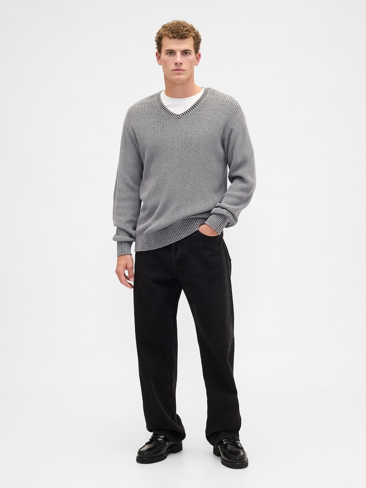 Gap Blue Jumper Polo Shirt - Image 1 of 2