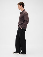 Gap Black Canvas '90s Loose Carpenter Trousers - Image 3 of 5