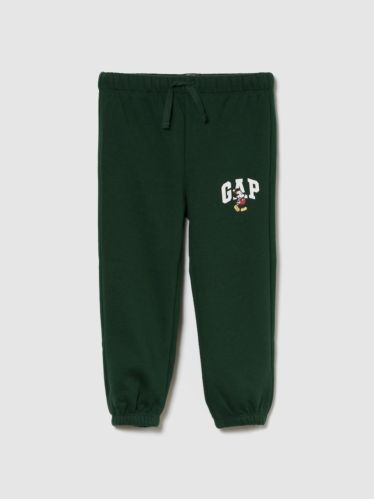 Gap Green Disney Mickey Mouse Christmas Logo Pull On Joggers (6mths-5yrs) - Image 1 of 4 Gap Green Disney Mickey Mouse Christmas Logo Pull On Joggers (6mths-5yrs) - Image 1 of 4