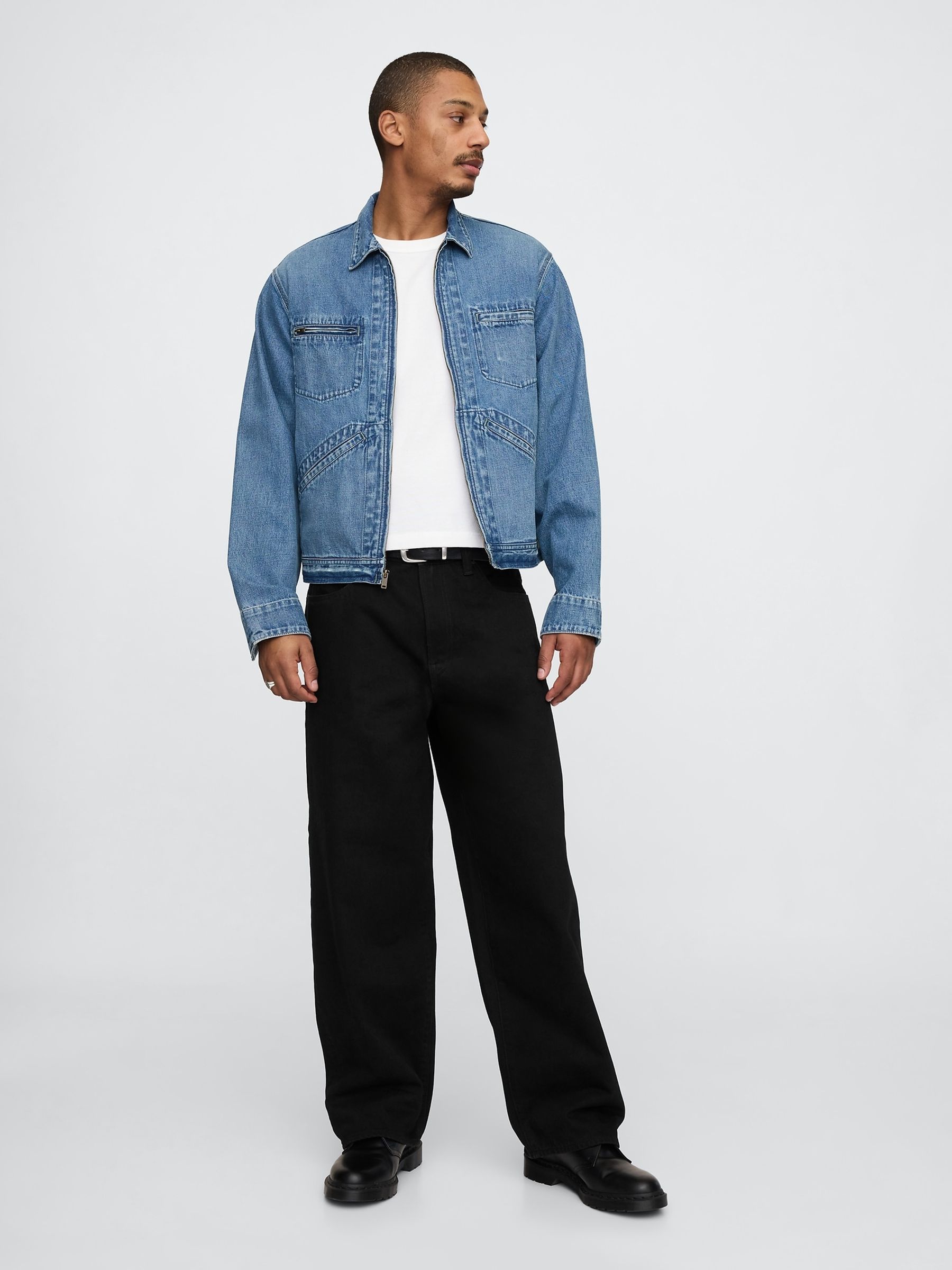 Buy Gap Black Extra Baggy Jeans from the Next UK online shop