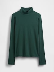 Gap Green Featherweight Turtle Neck T-Shirt - Image 3 of 4