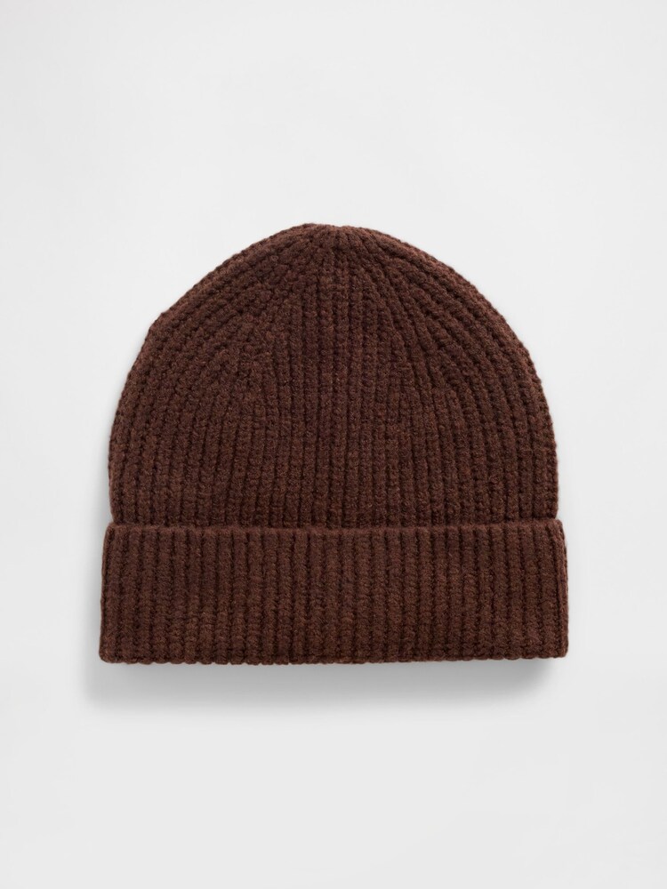 Gap Brown CashSoft Ribbed Beanie - Image 1 of 1