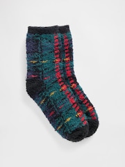 Gap Green Check Cosy Socks - Image 1 of 1