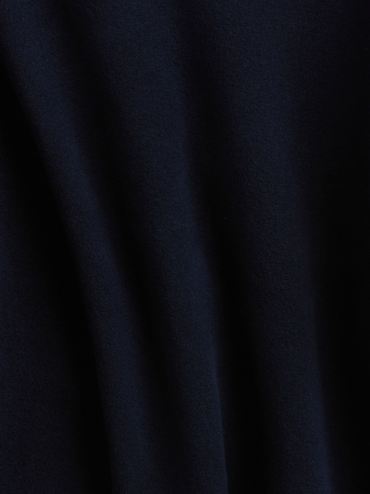 Gap Navy Blue Heavyweight CashSoft Crew Neck Jumper - Image 3 of 3 Gap Navy Blue Heavyweight CashSoft Crew Neck Jumper - Image 3 of 3