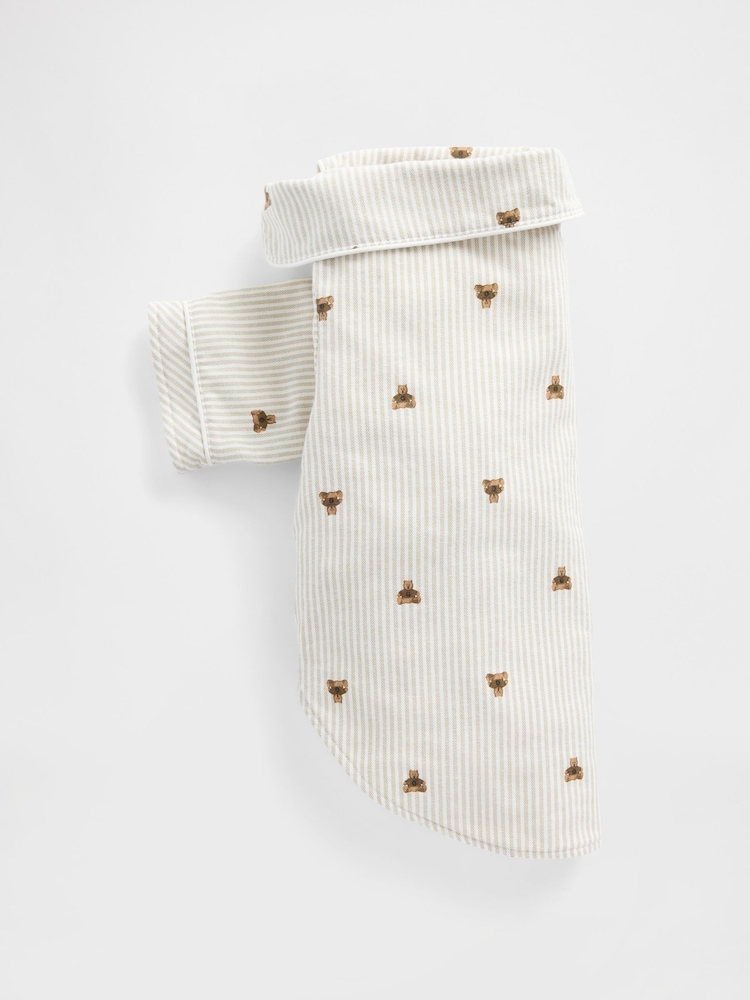 Gap Beige Stripe Flannel Pet Pyjamas - Image 2 of 2 Gap Beige Stripe Flannel Pet Pyjamas - Image 2 of 2