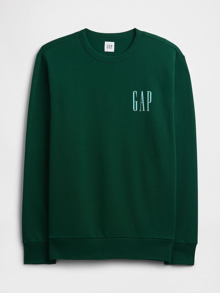 Gap Green Logo Crew Neck Sweatshirt - Image 4 of 4 Gap Green Logo Crew Neck Sweatshirt - Image 4 of 4