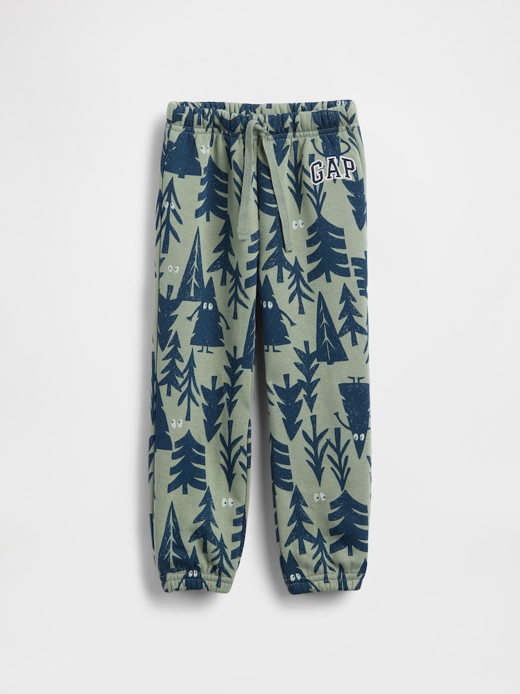 Pantalones de chándal relajados sin cierre con logo de Gap (6 meses-5 años) (12 meses-5 años) - Imagen 1 de 3