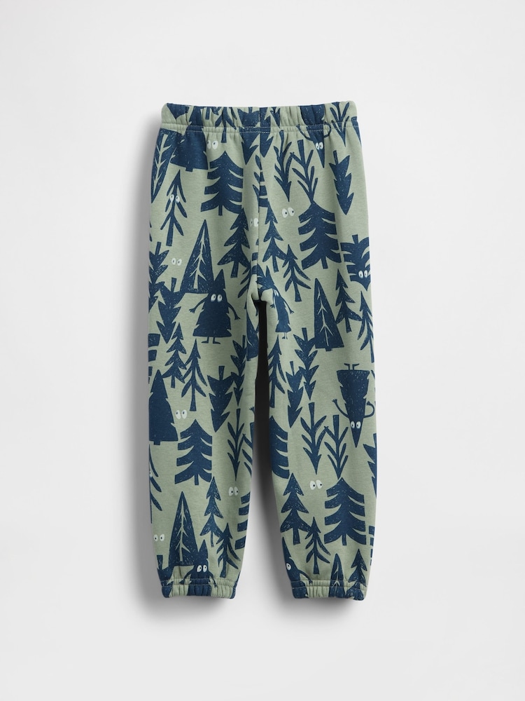 Pantalones de chándal relajados sin cierre con logo de Gap (6 meses-5 años) (12 meses-5 años) - Imagen 2 de 3