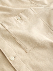 Gap Cream Flannel Shirt in Boxy Fit - Image 3 of 4