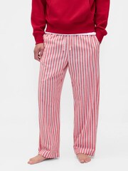 Gap Red Stripe Family Matching Christmas Adult Pyjama Bottoms - Image 1 of 3