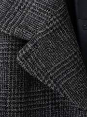 Mango Grey Checked Wool-Blend Coat - Image 3 of 4