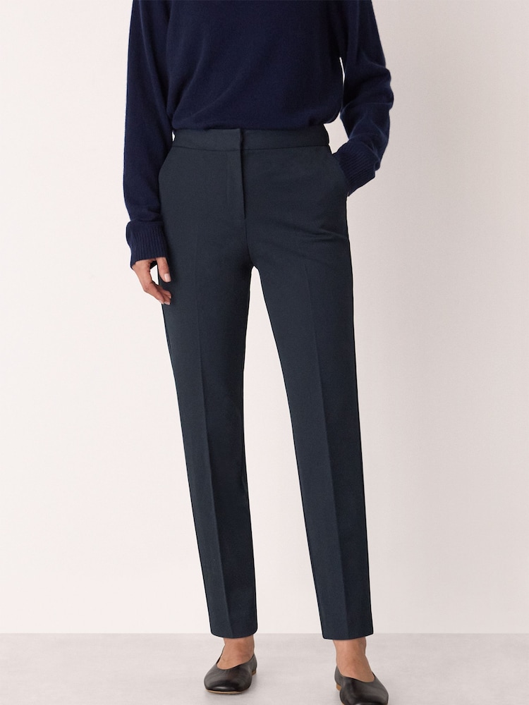 أزرق - Whistles Lily Cigarette Trousers - صورة 1 من 5 أزرق - Whistles Lily Cigarette Trousers - صورة 1 من 5