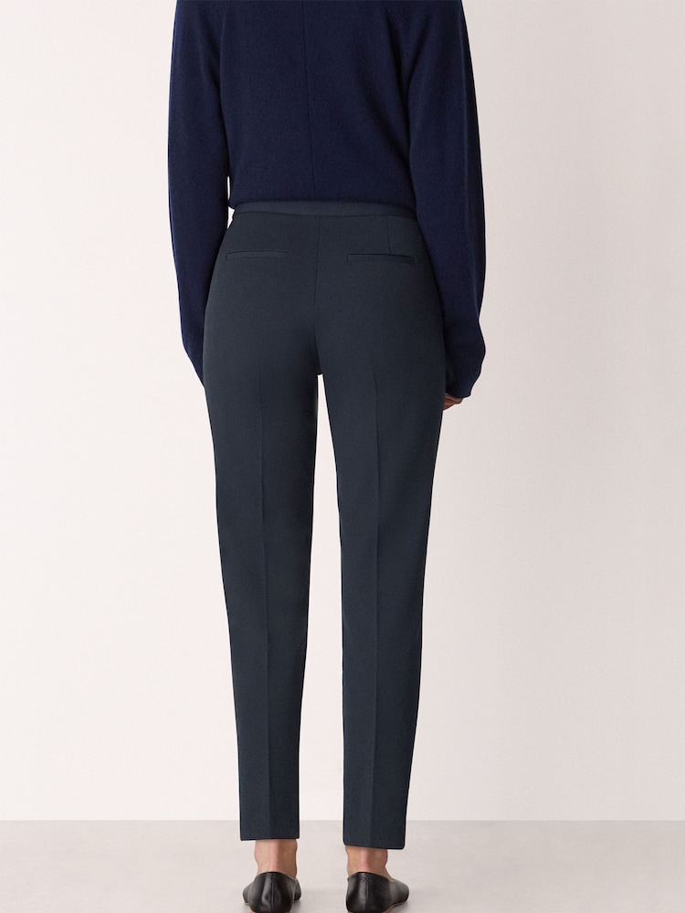 أزرق - Whistles Lily Cigarette Trousers - صورة 2 من 5 أزرق - Whistles Lily Cigarette Trousers - صورة 2 من 5