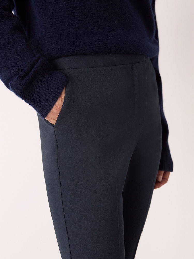 Whistles Lily Cigarette Trouser Navy Size 2