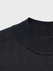 Mango Blue Perkins-Neck Knitted Dress - Image 7 of 7