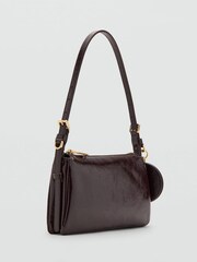 Mango Red Shiny Shoulder Bag - Image 2 of 3