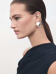 Mango Blue Asymmetrical A-Line Maxi Dress - Image 4 of 6