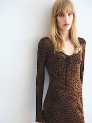 Mango Black Dress Valeria - Image 2 of 6