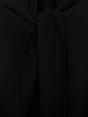 Mango Black Bow Cut-Out Detail Dress - Image 6 of 6