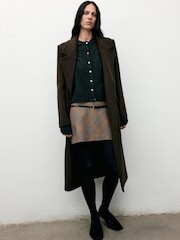 Mango Green Knitted Button Cardigan - Image 2 of 6