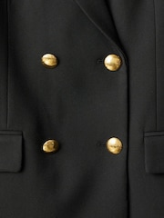 Mango Black Double-Breasted Jacket - Image 6 of 6
