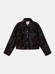 Mango Brown Velvet Jacket - Image 4 of 5